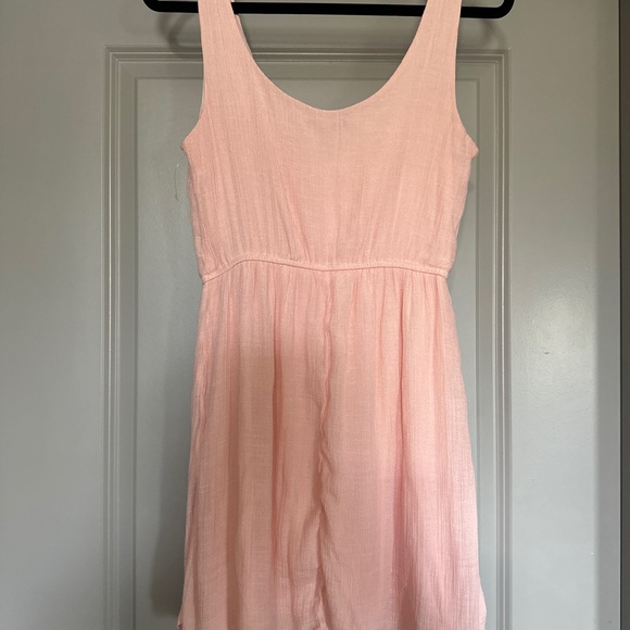A.S.U. White Pink Ruffle Sundress - Picture 2 of 4